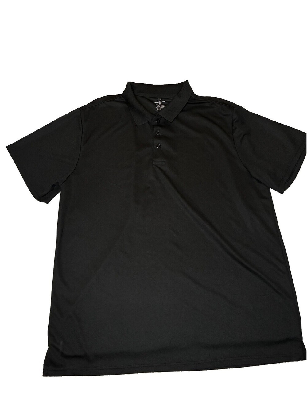 Real Essentials Black Button Up Collared Shirt Size XL